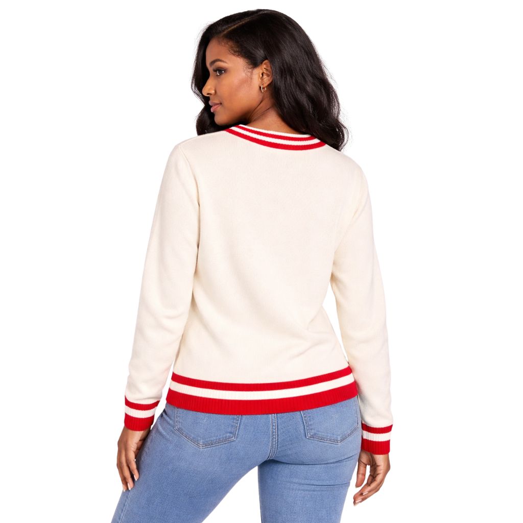 DST Wool V-Neck Sweater Ivory