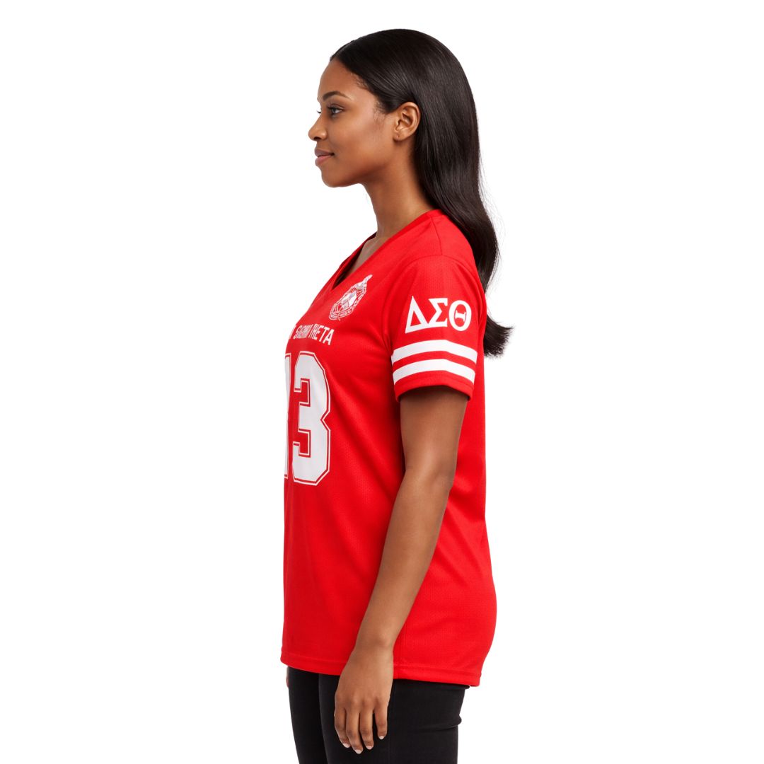 DST Football Jersey Tee Red