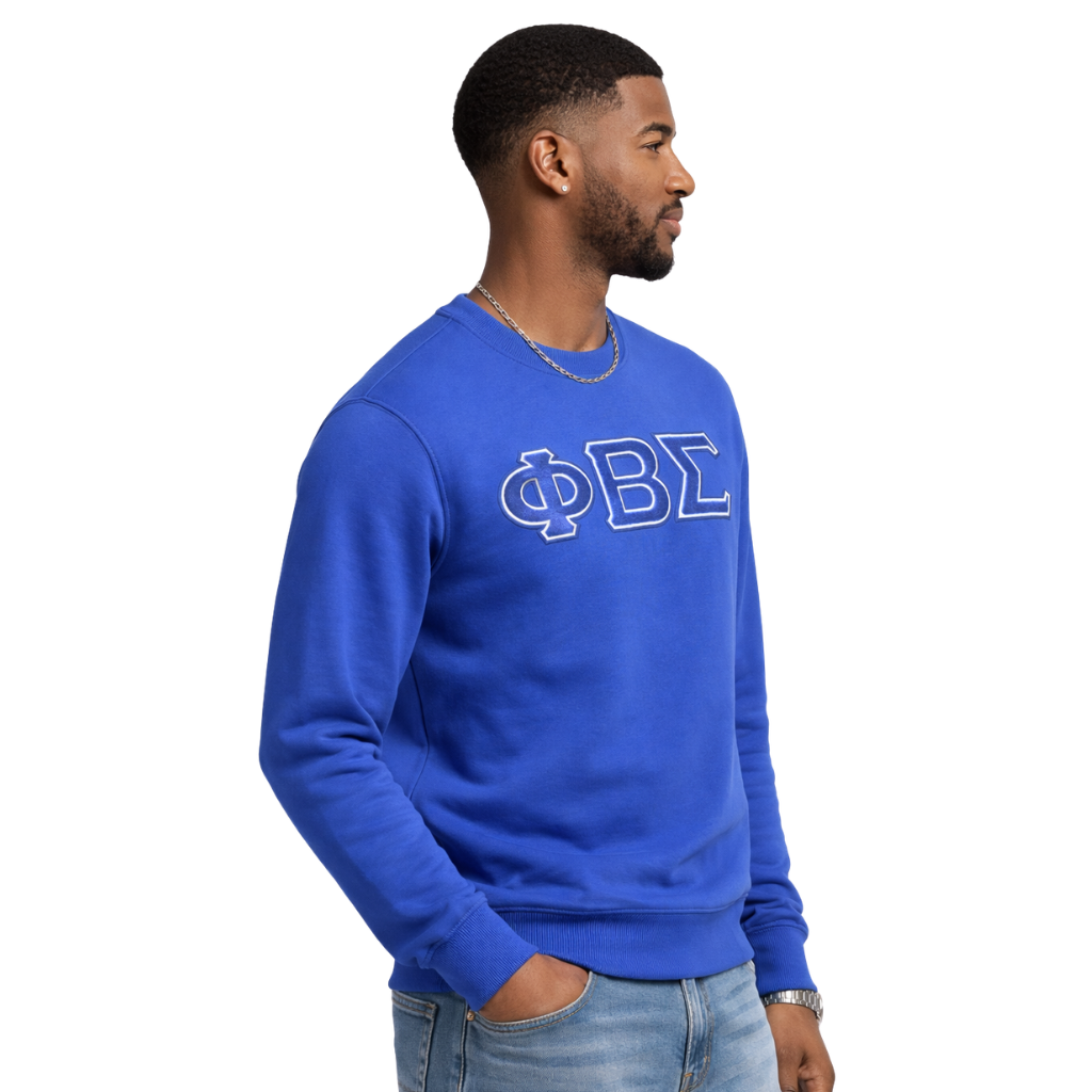 Phi Beta Sigma Pocket Chenille Crewneck