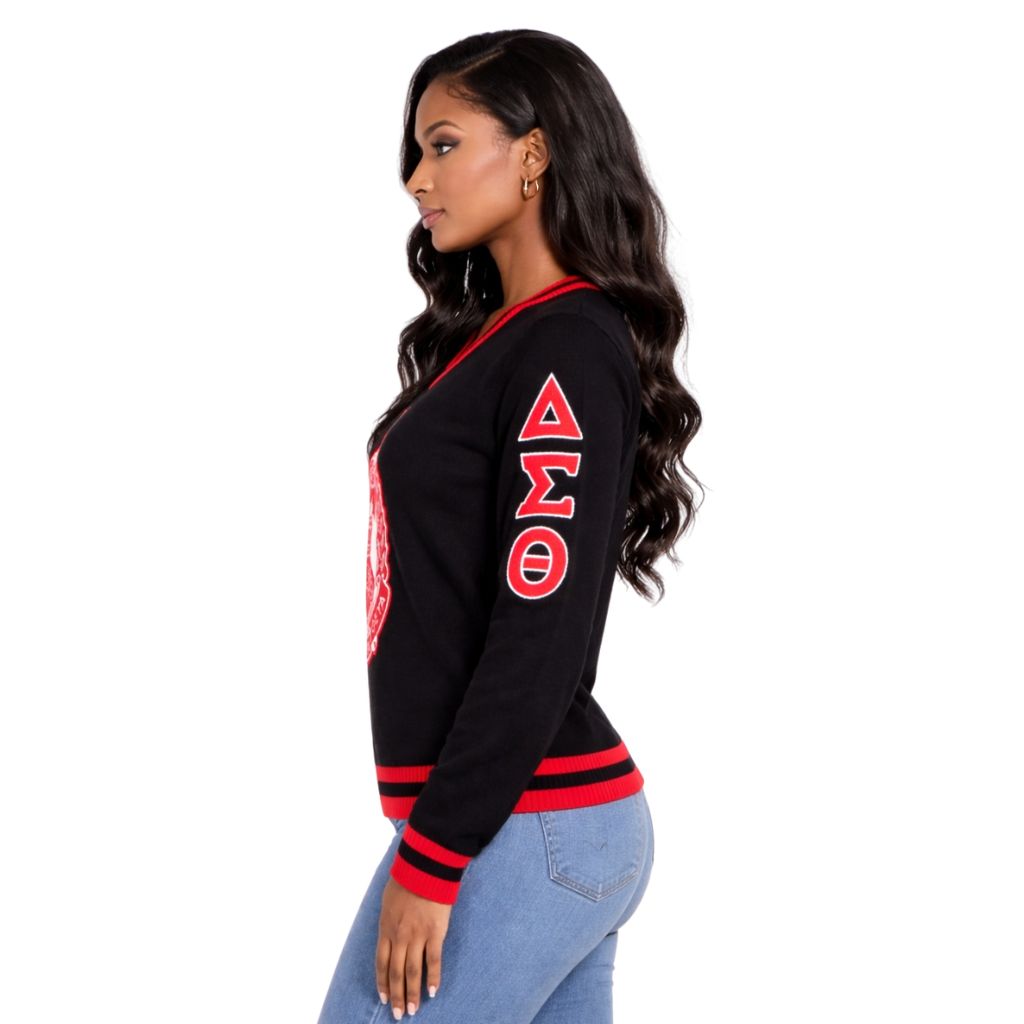 DST Wool V-Neck Sweater Black