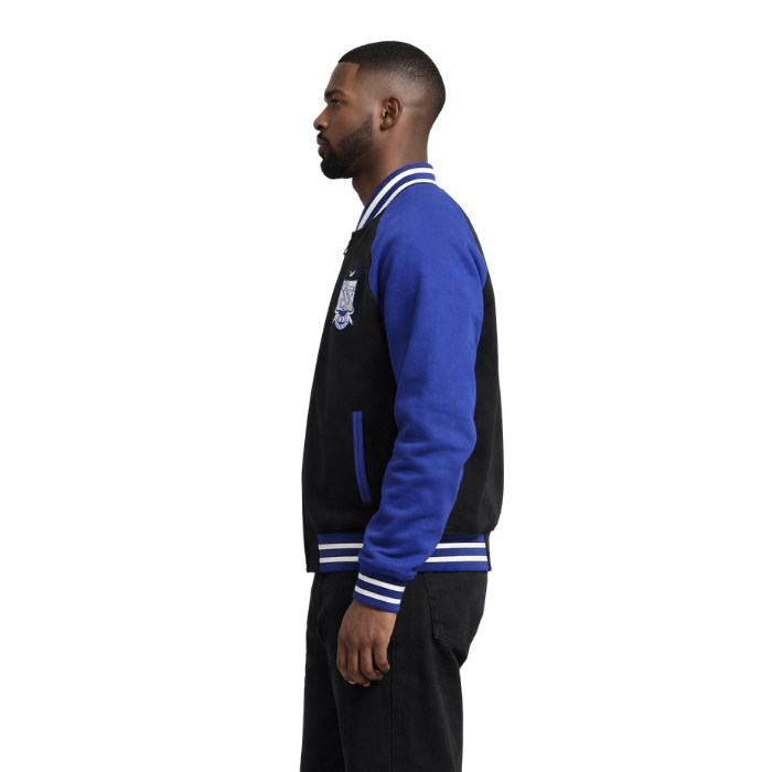 Phi Beta Sigma Black Varsity Fleece Jacket