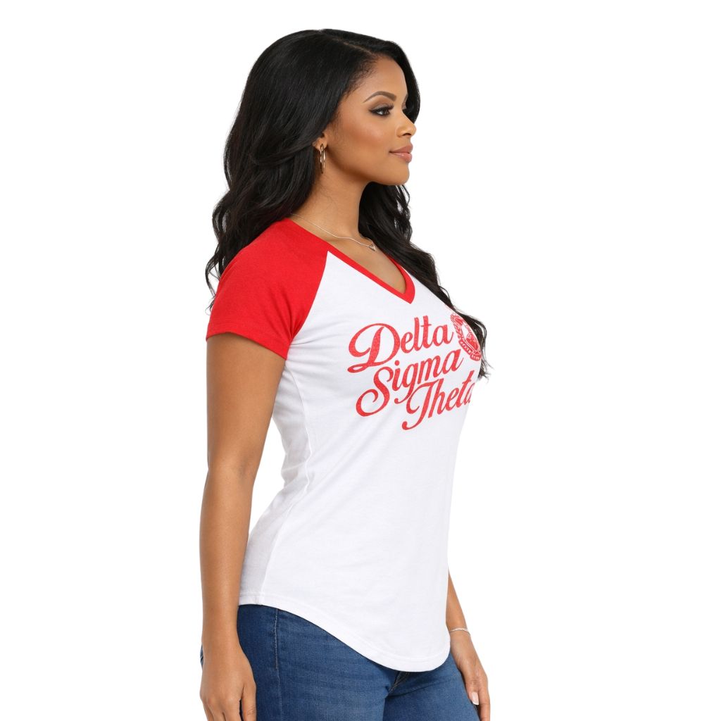 Dst V-Neck Tee White
