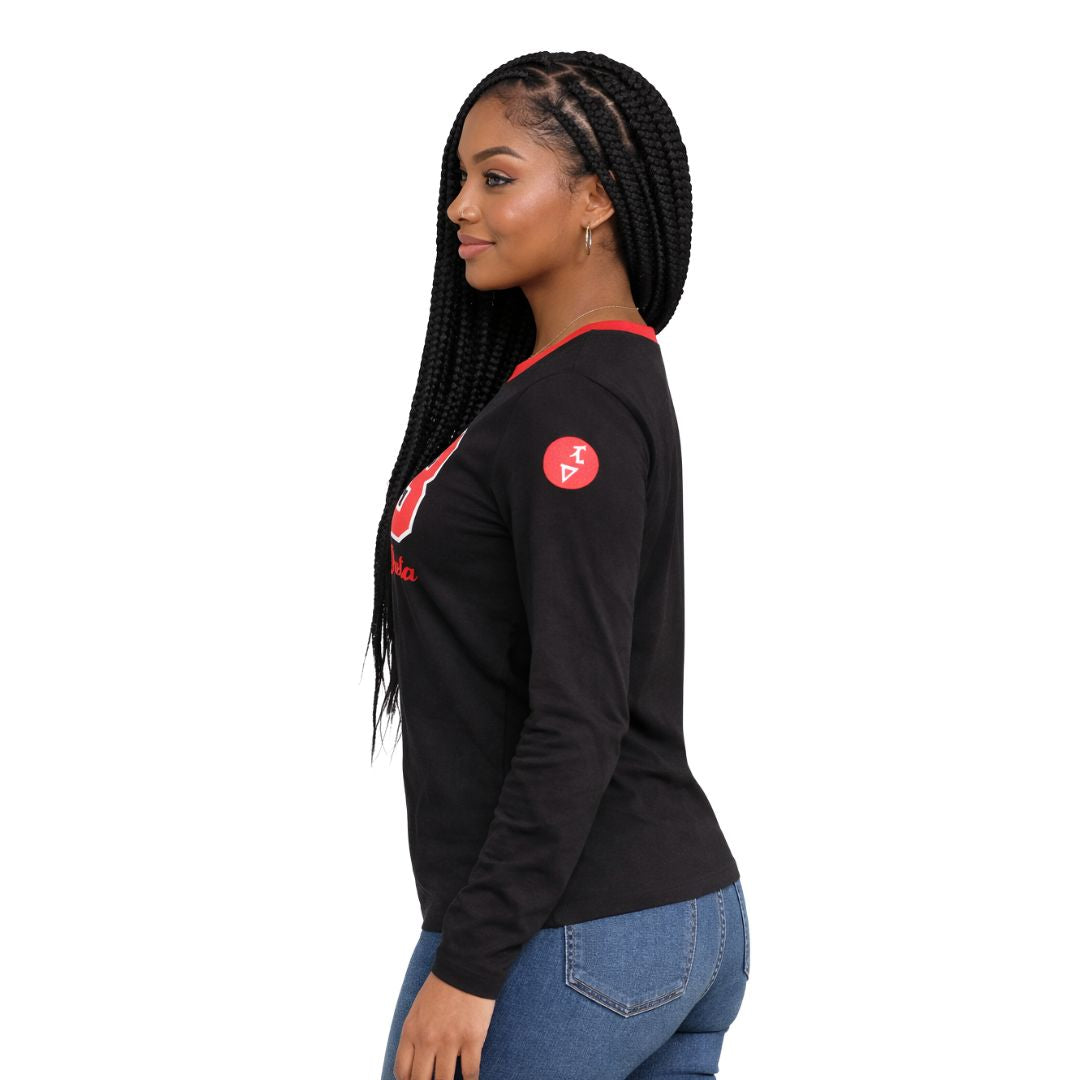 DST LONG SLEEVE TEE BLACK