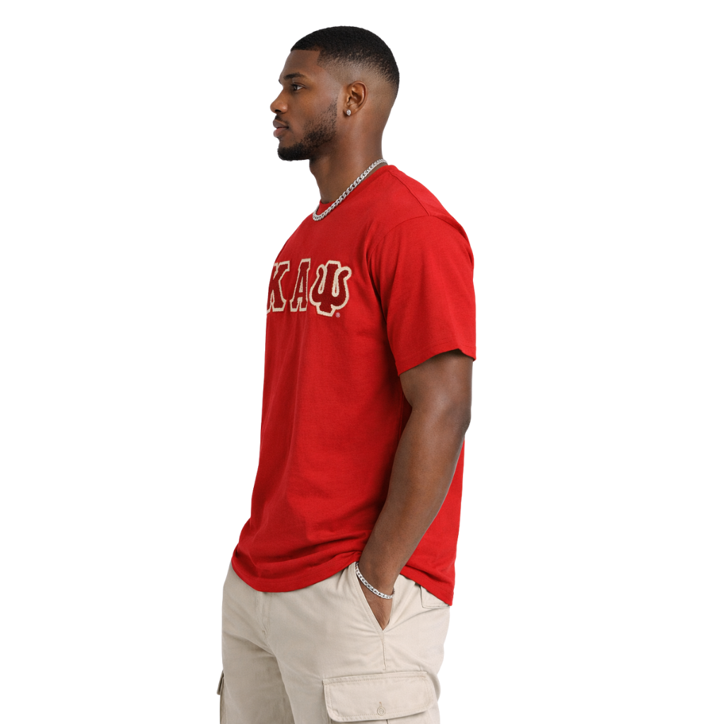 Kappa Crimson Chenille Letter Premium Shirt