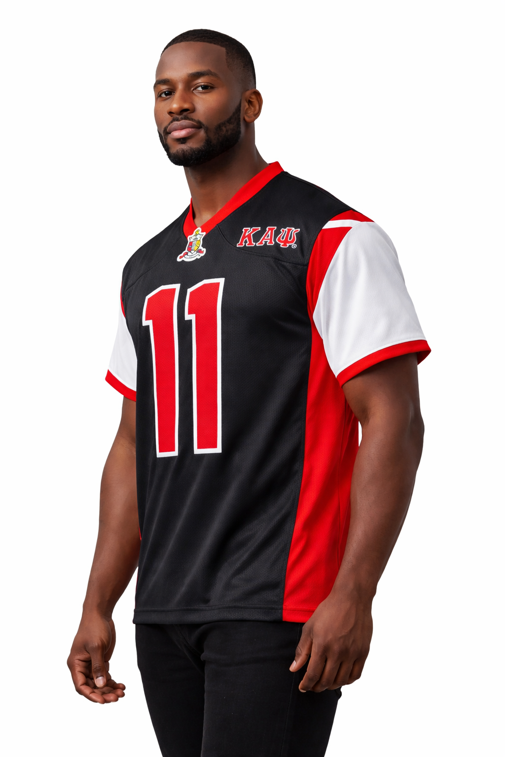 Kappa Black Football Jersey