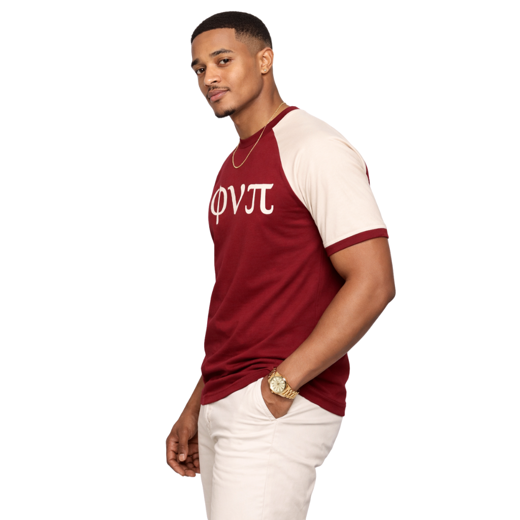 Phi Nu Pi Krimson Premium Raglan T-Shirt
