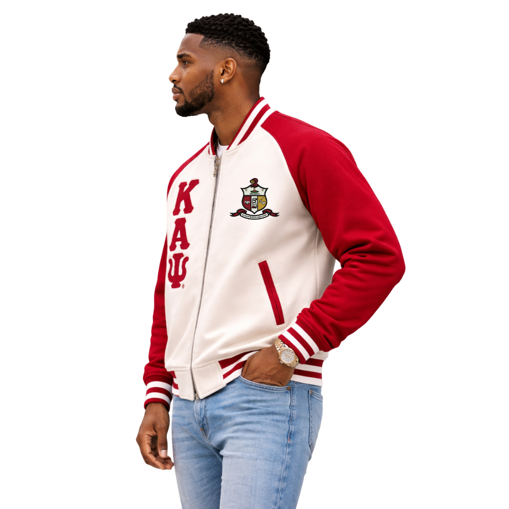 Kappa Kream Varsity Fleece Jacket