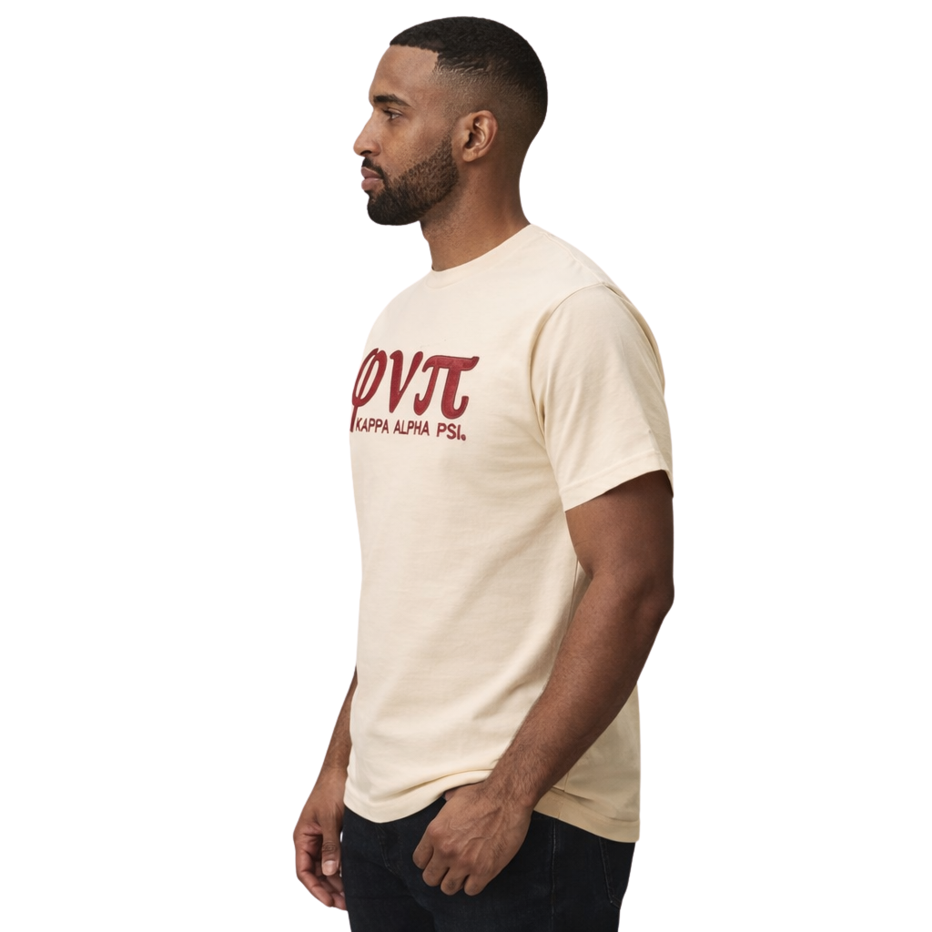 Kappa Alpha Psi Old Skool Phi Nu Pi Felt Tee