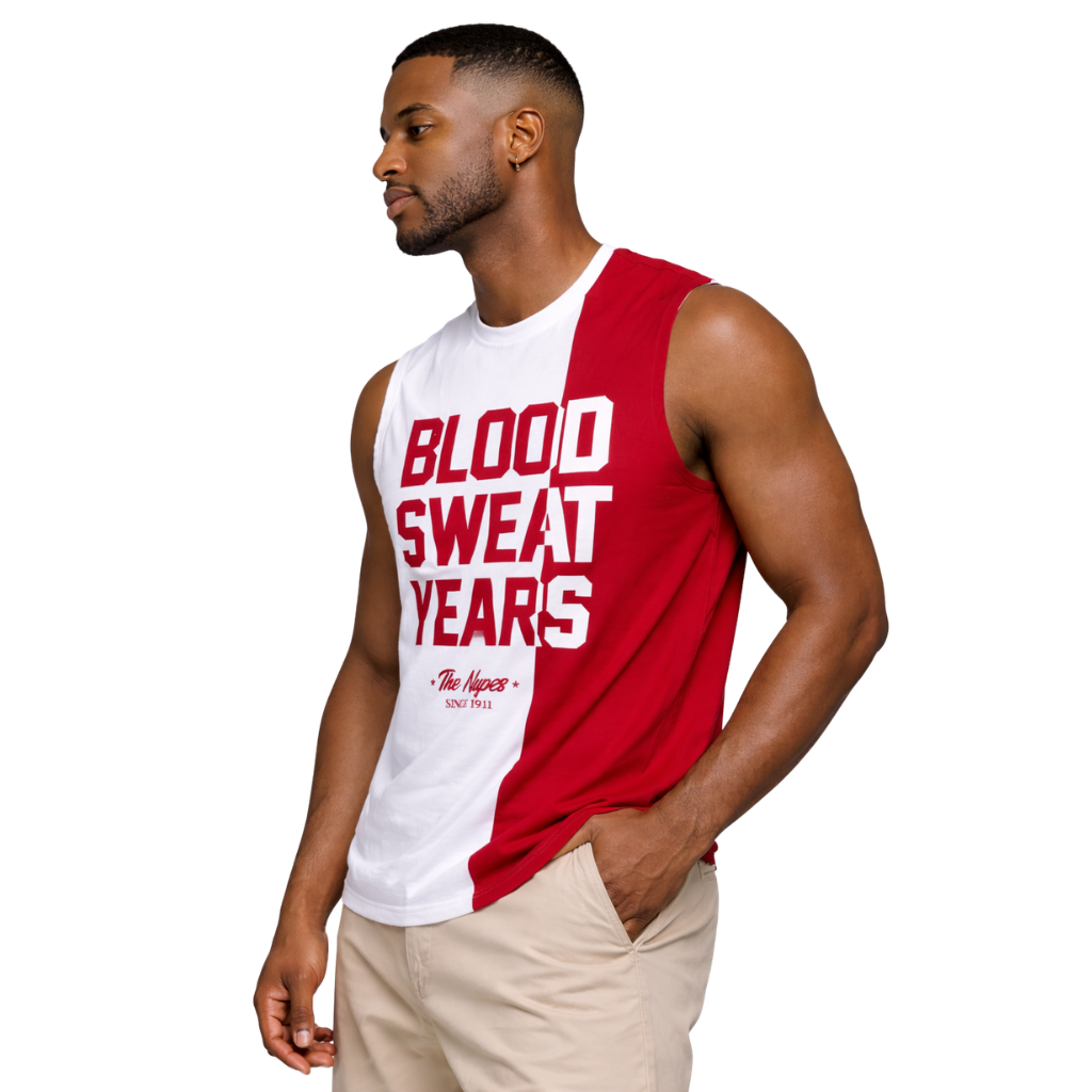 Kappa Alpha Psi Blood Sweat Years Colorblock Tank Top