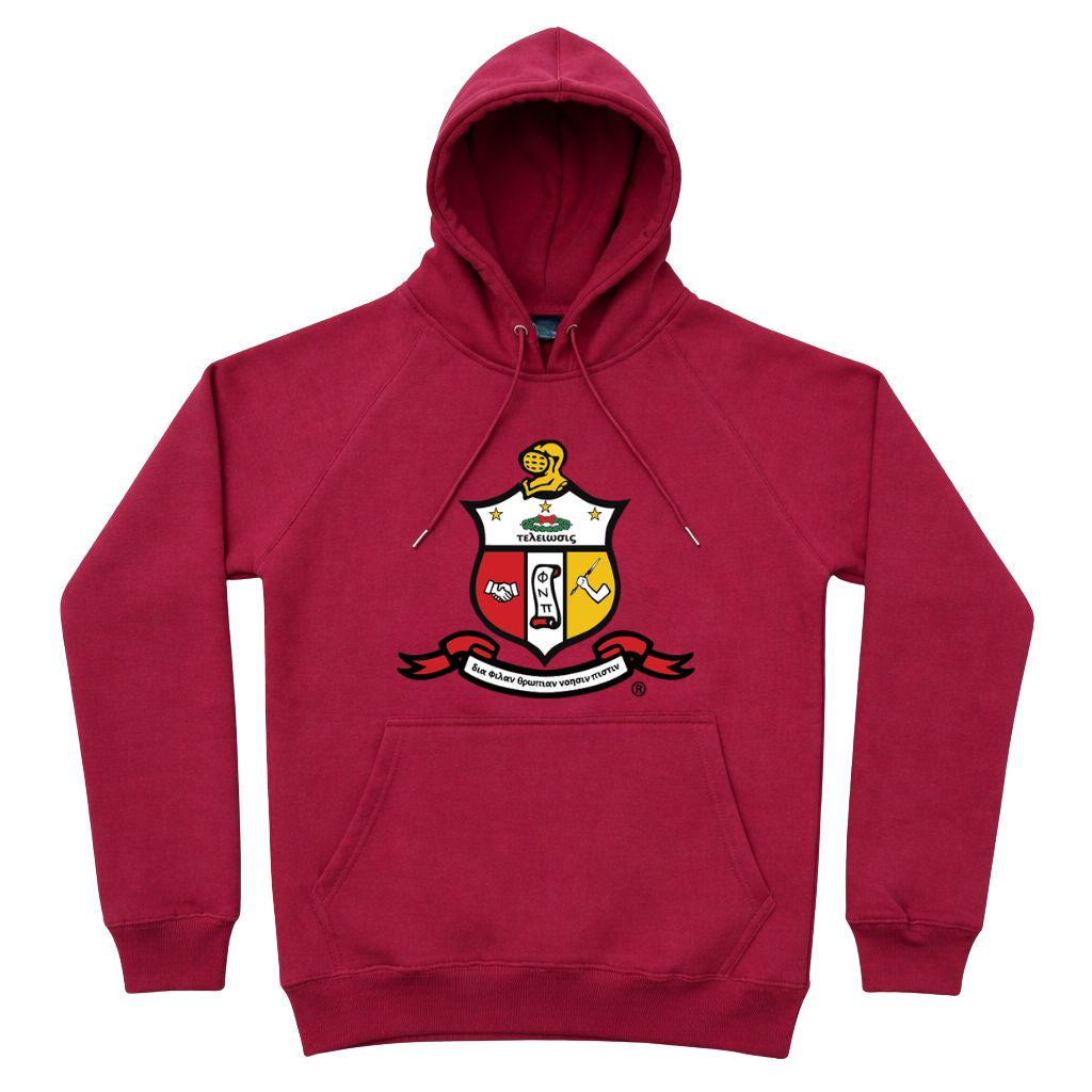 Kappa Crimson Chenille Crest Premium Hoodie