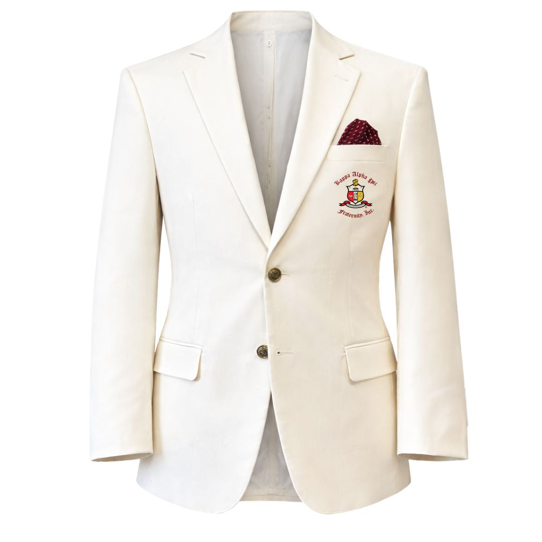 Kappa Alpha Psi Official Cream 50 Year Member Blazer (2-Button)