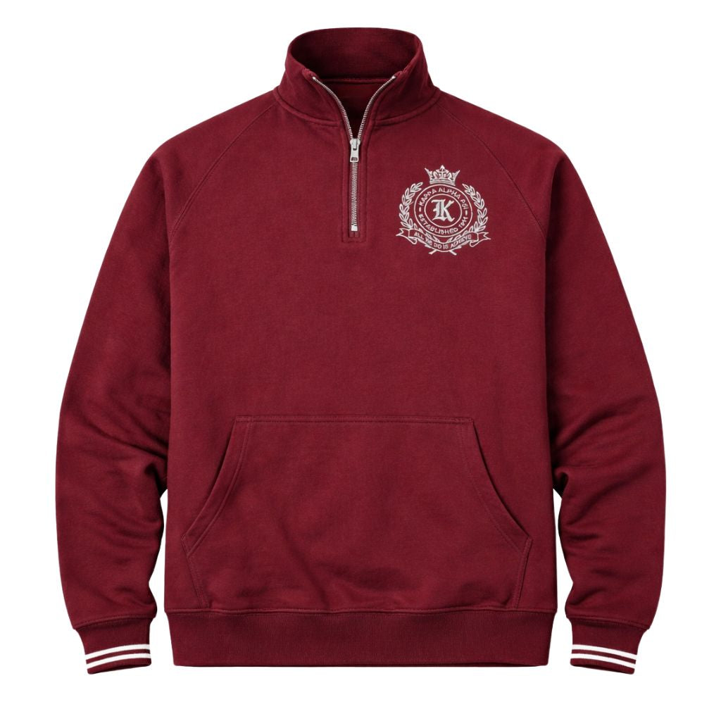 Kappa Alpha Psi All We Do Is Achieve 1/4 Zip Pullover (Krimson)
