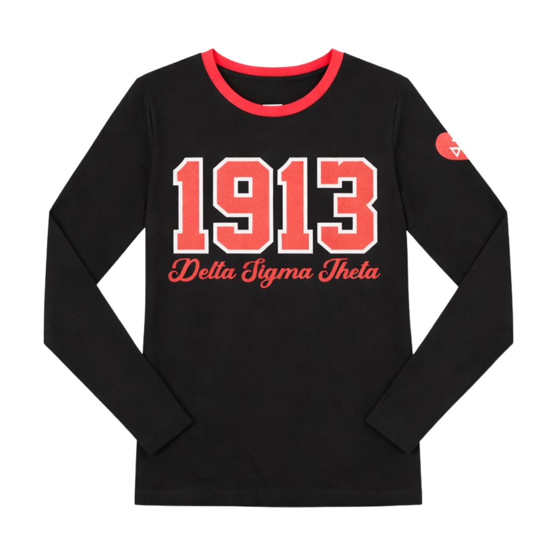 DST LONG SLEEVE TEE BLACK