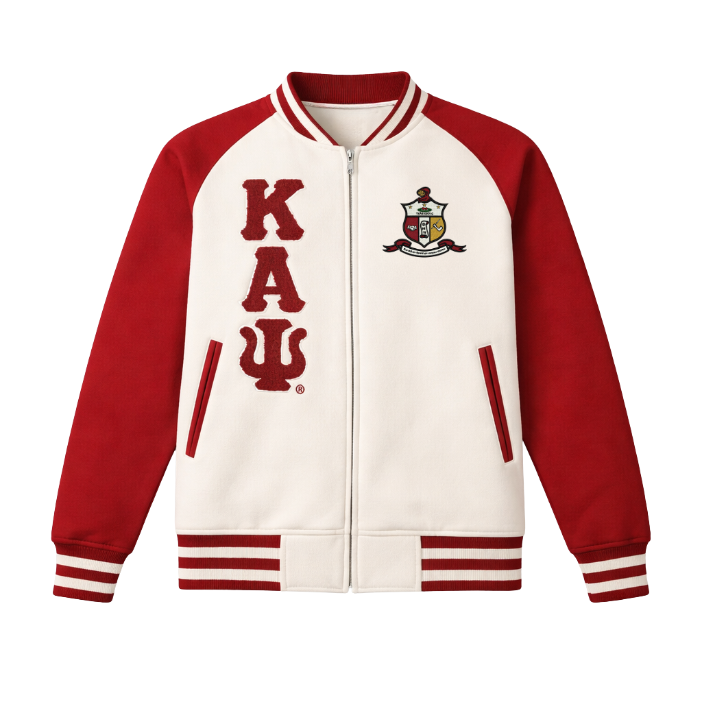 Kappa Kream Varsity Fleece Jacket