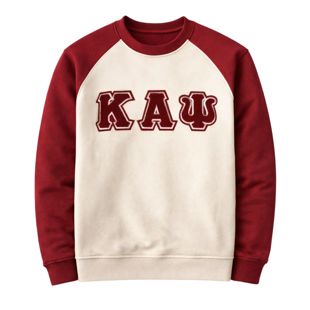 KΑΨ Raglan Chenille Sweatshirt