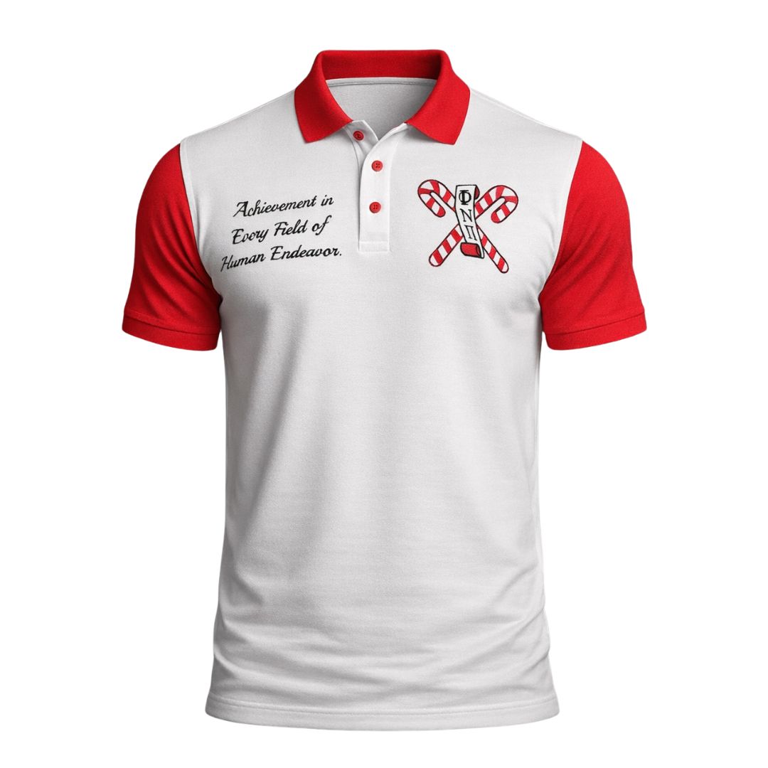 ΦΝΠ Canes White Polo