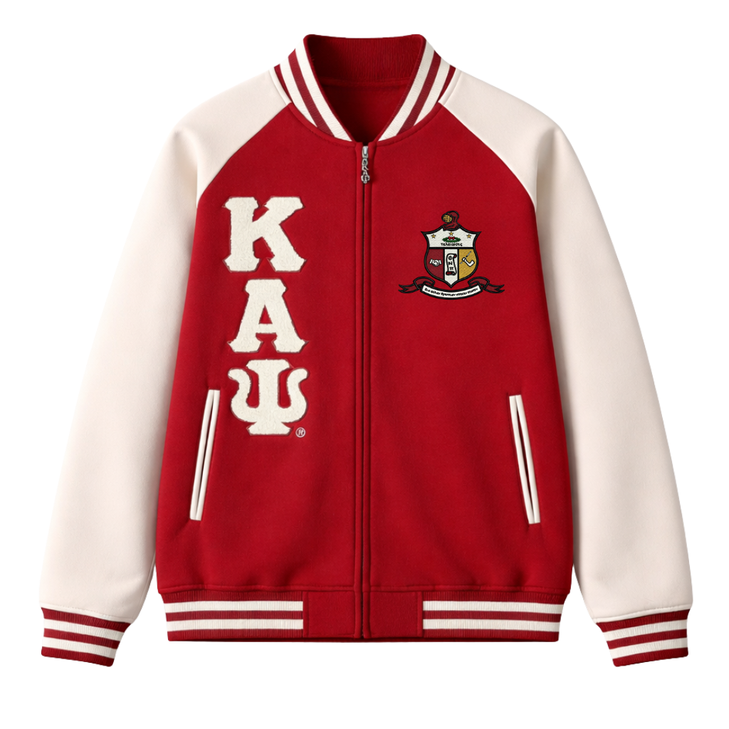 Kappa Krimson Varsity Fleece Jacket