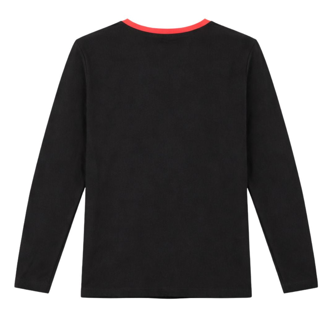 DST LONG SLEEVE TEE BLACK