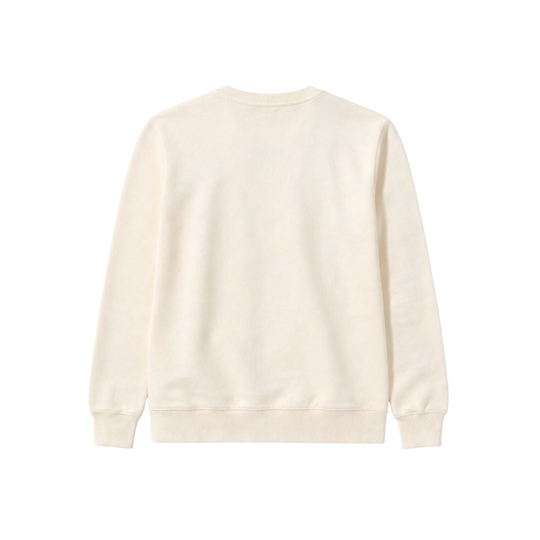 Chenille Crest Kappa Kream Pocket Crewneck