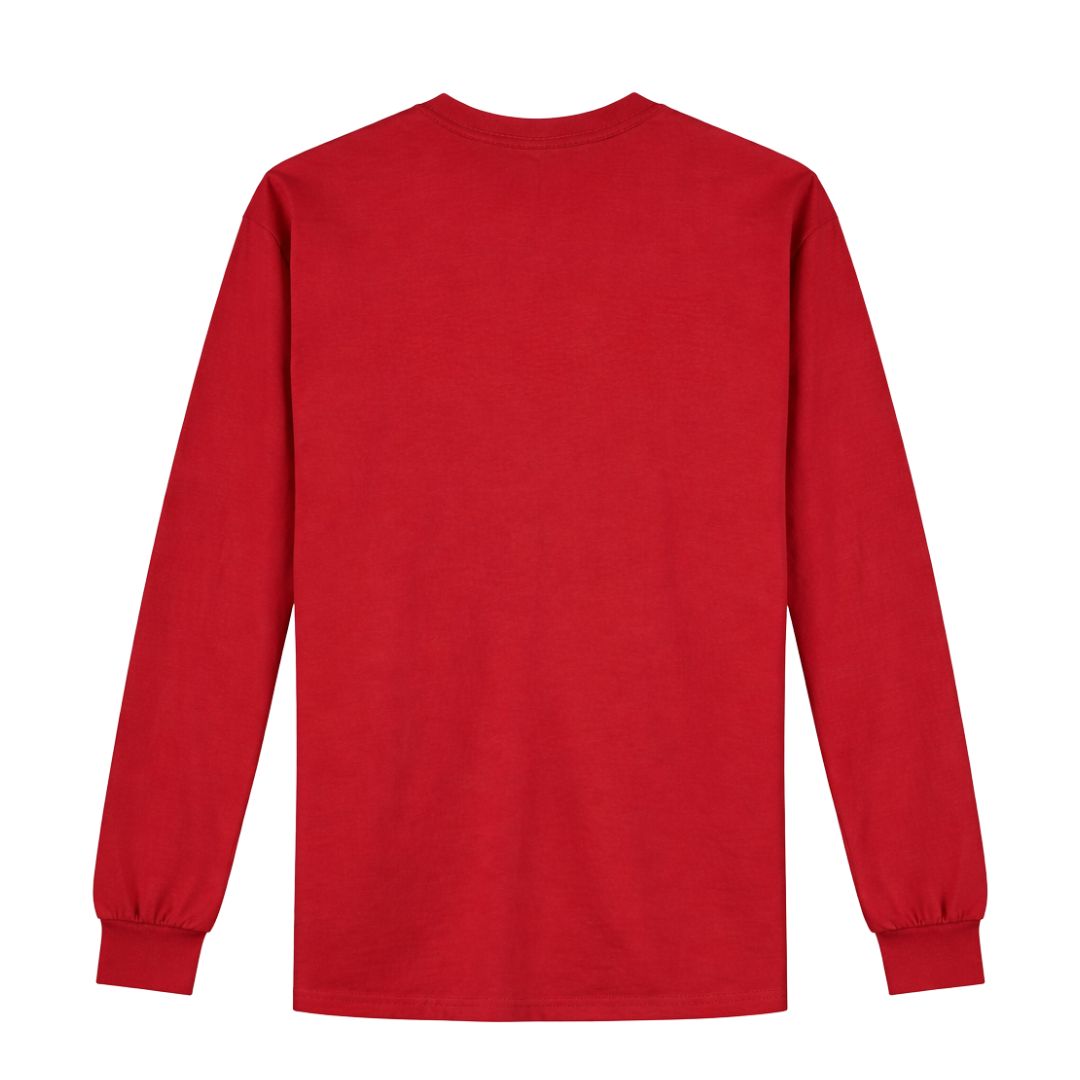 Kappa Alpha Psi Old Skool Phi Nu Pi Long Sleeve 3-Letter Tee (Krimson)