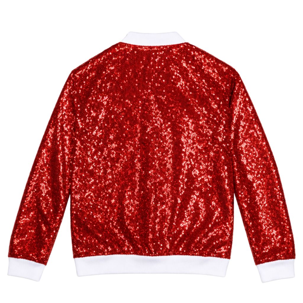 DST Sequin Jacket Red