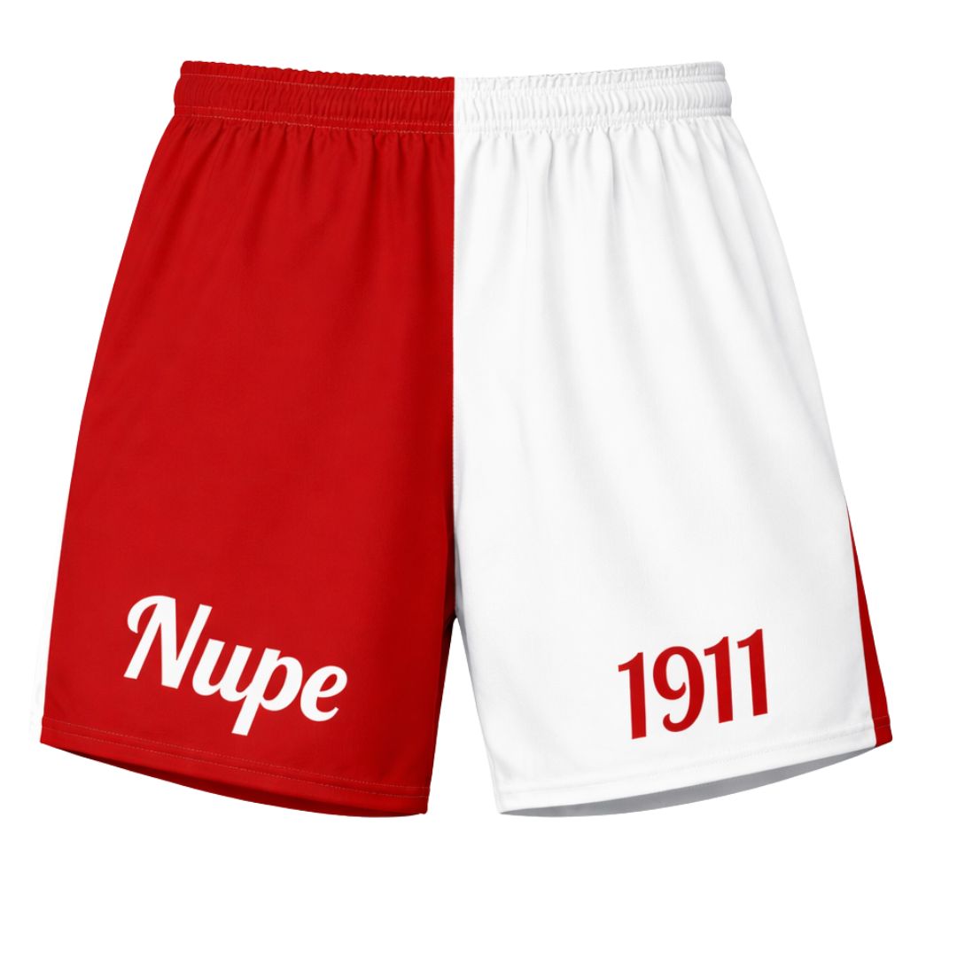 2-Toned Nupe 1911 Swim Trunks