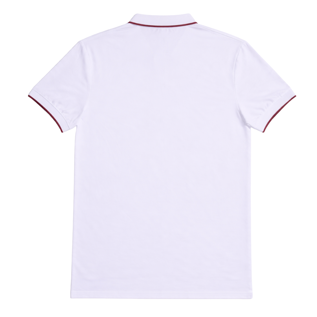Kappa Alpha Psi 3-Letter Zip Performance Polo (White)