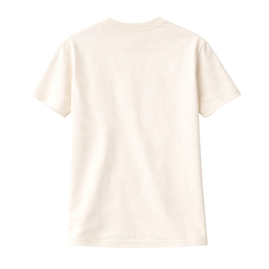 Solid Nupe Cream Chenille Tee