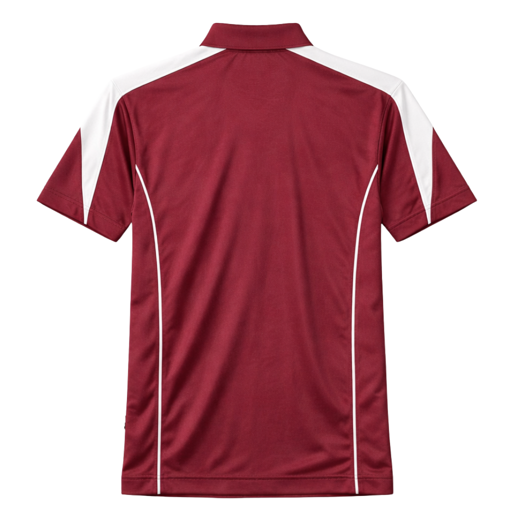 Kappa Alpha Psi Coat of Arms DriFit Polo Shirt (Krimson/Cream)