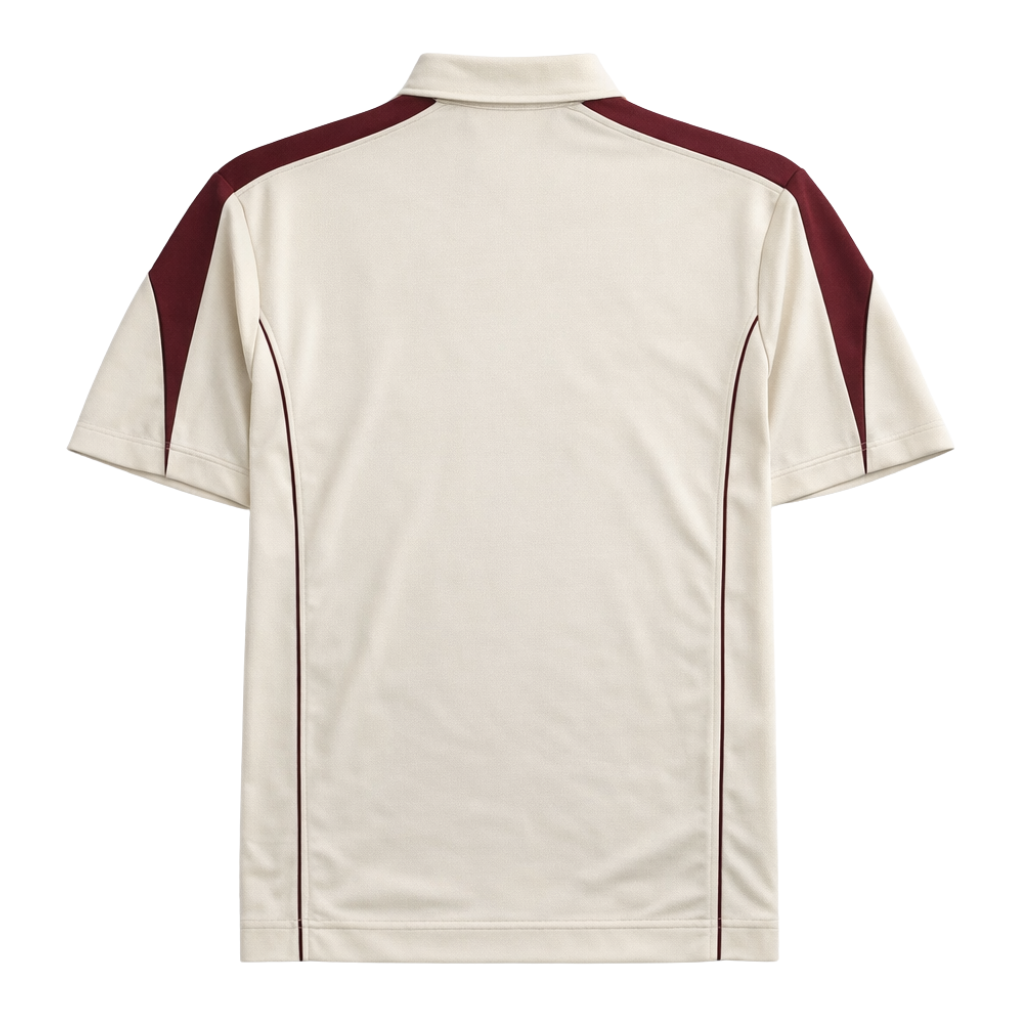 Kappa Alpha Psi Coat of Arms DriFit Polo Shirt (Cream/Krimson)