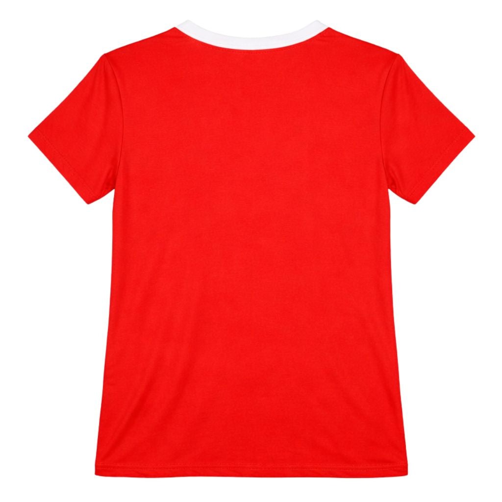 DST Sequin Tee Red