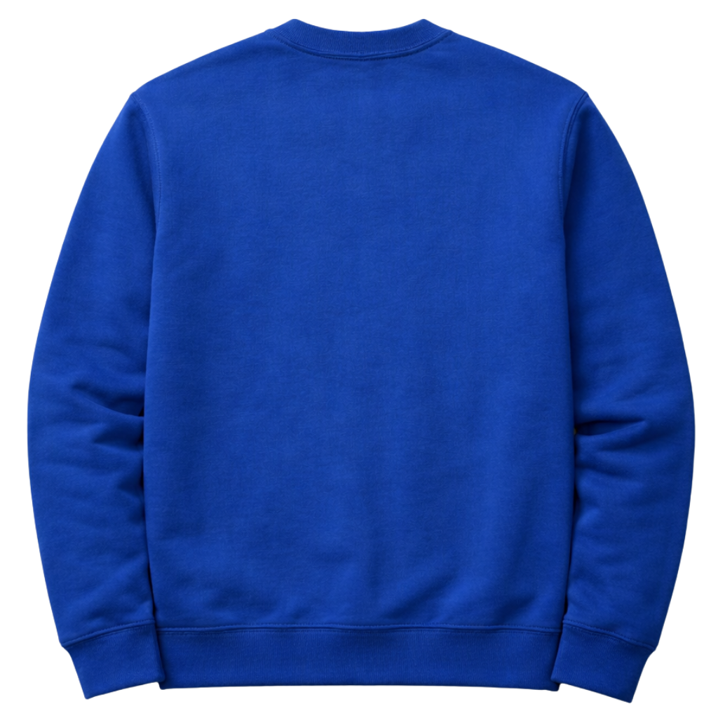Solid Blue 1914 Chenille Sweatshirt