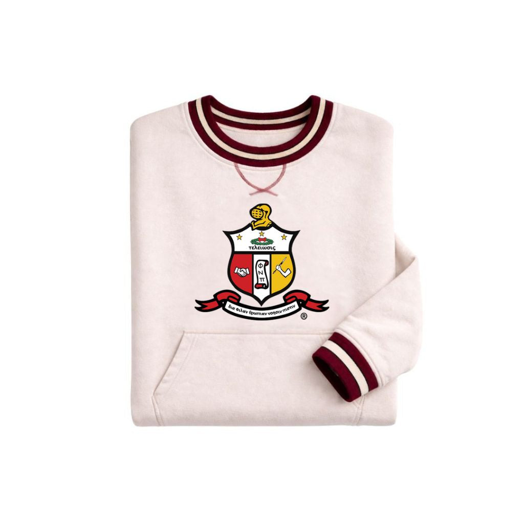 Kappa Neutral Crest Chenille Crewneck