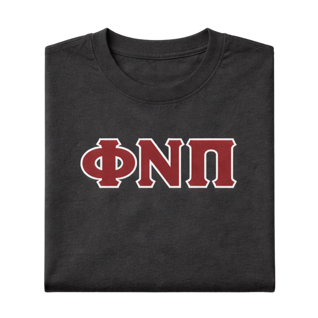 Kappa Alpha Psi Phi Nu Pi 3-Letter Tee (Vintage Black)