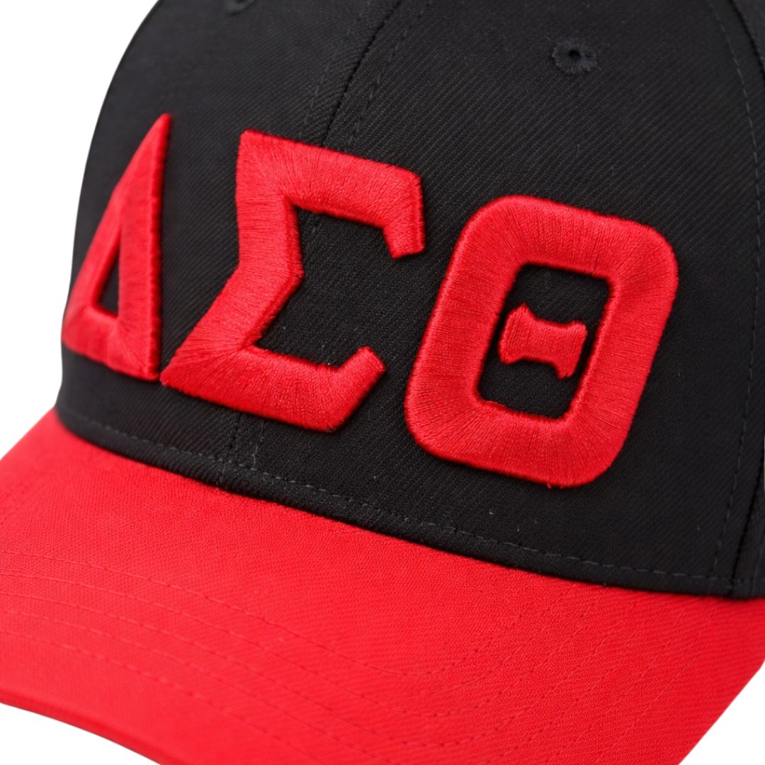 DST Letter Ball Cap Black