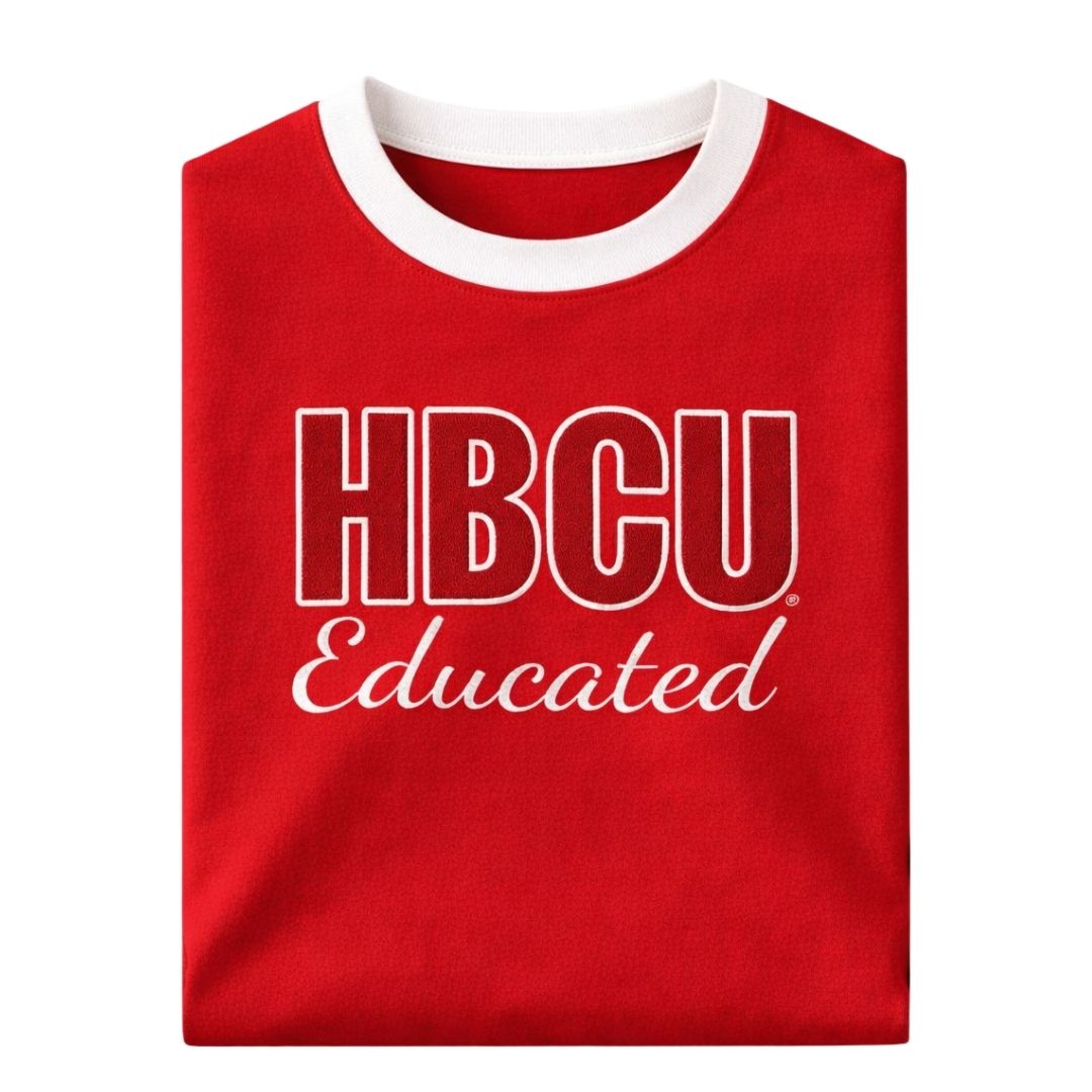 HBCU Men’s Crimson/Cream Chenille Tee