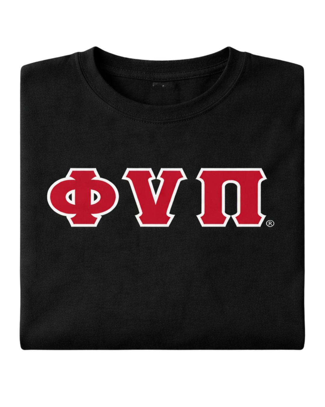 Kappa Alpha Psi Old Skool Phi Nu Pi Long Sleeve 3-Letter Tee (Black)