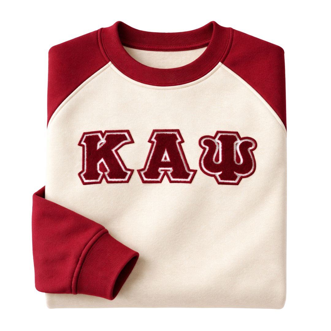KΑΨ Raglan Chenille Sweatshirt