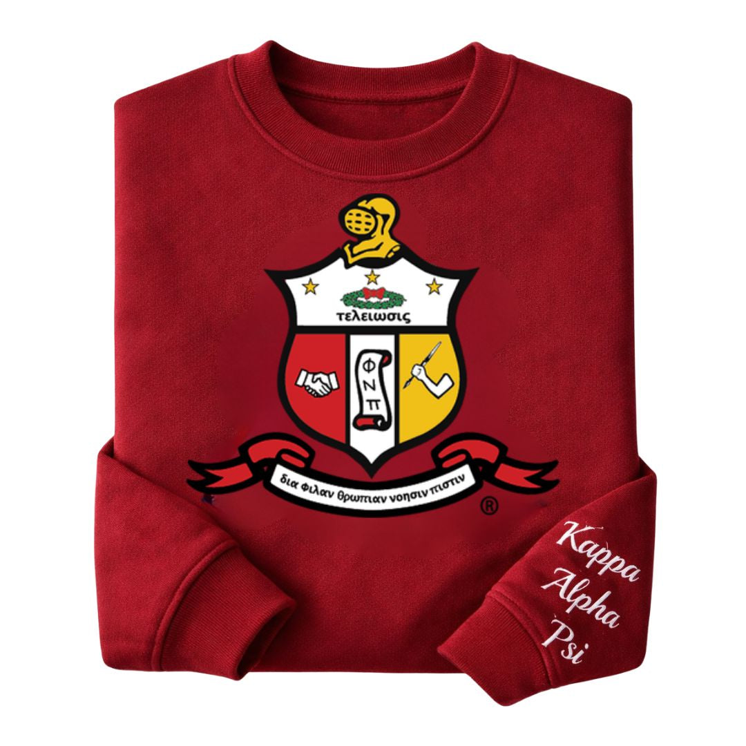 Kappa Coat of Arms Chenille Sweatshirt
