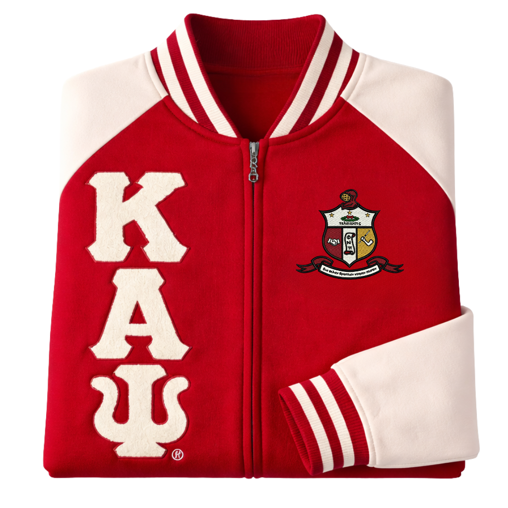 Kappa Krimson Varsity Fleece Jacket