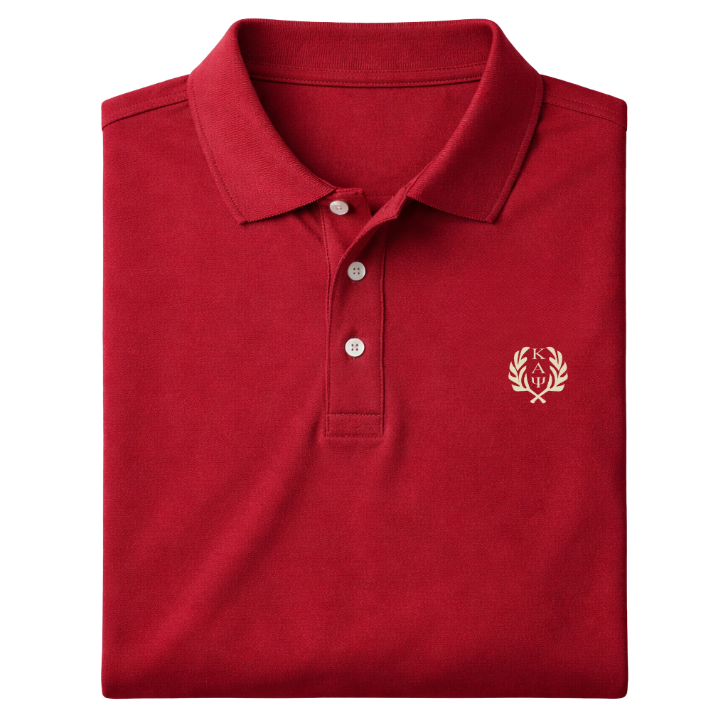 Kappa Alpha Psi DriFit Greek Letter Wreath Polo