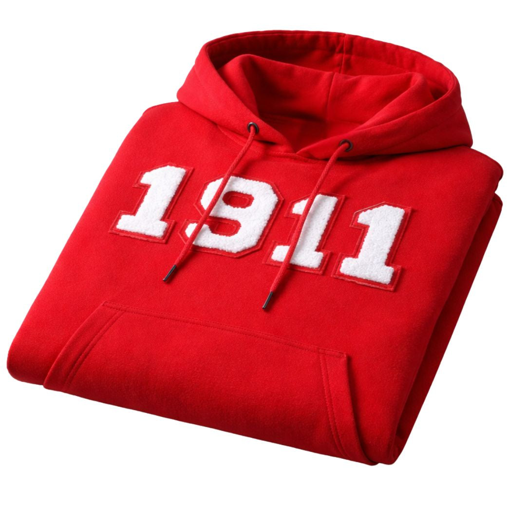 1911 Kappa Red Chenille Hoodie