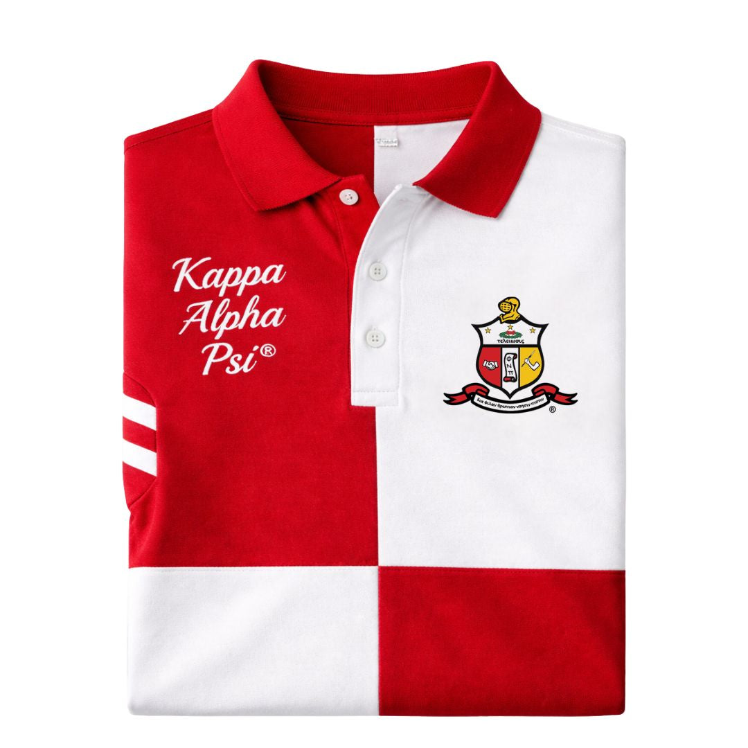 Color Block Kappa Polo