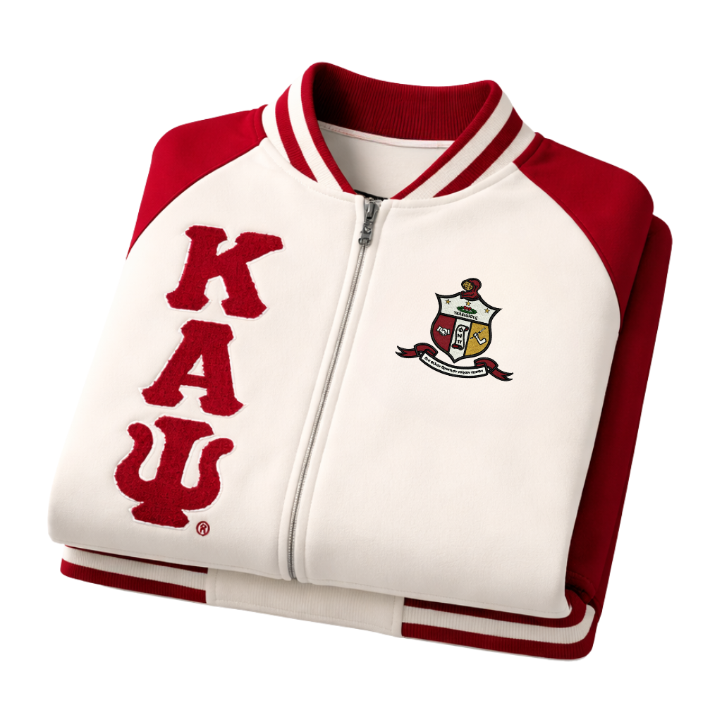 Kappa Kream Varsity Fleece Jacket