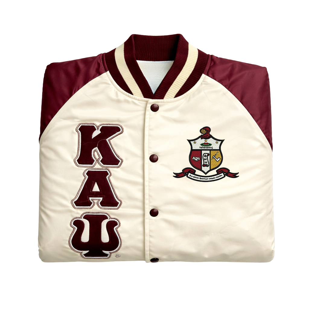 Kappa Krimson & Kream Bomber Jacket