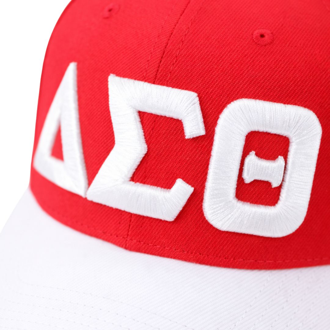 DST Letter Ball Cap Red
