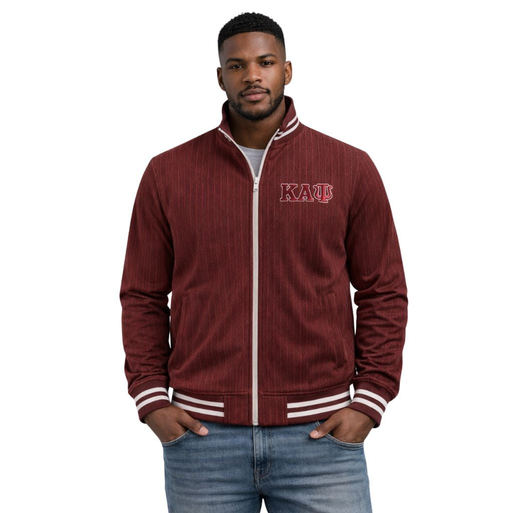 Kappa Alpha Psi 3-Letter Pinstripe Jacket