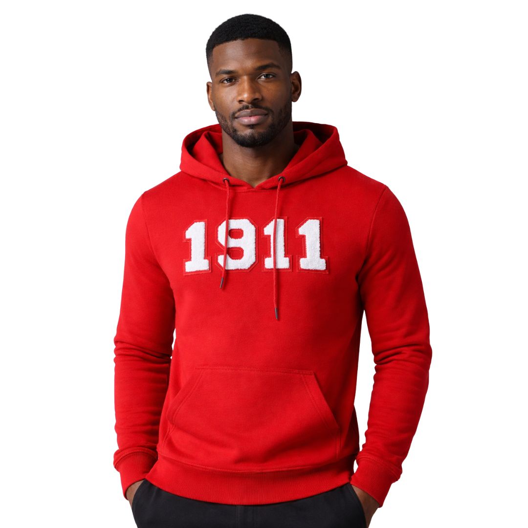1911 Kappa Red Chenille Hoodie