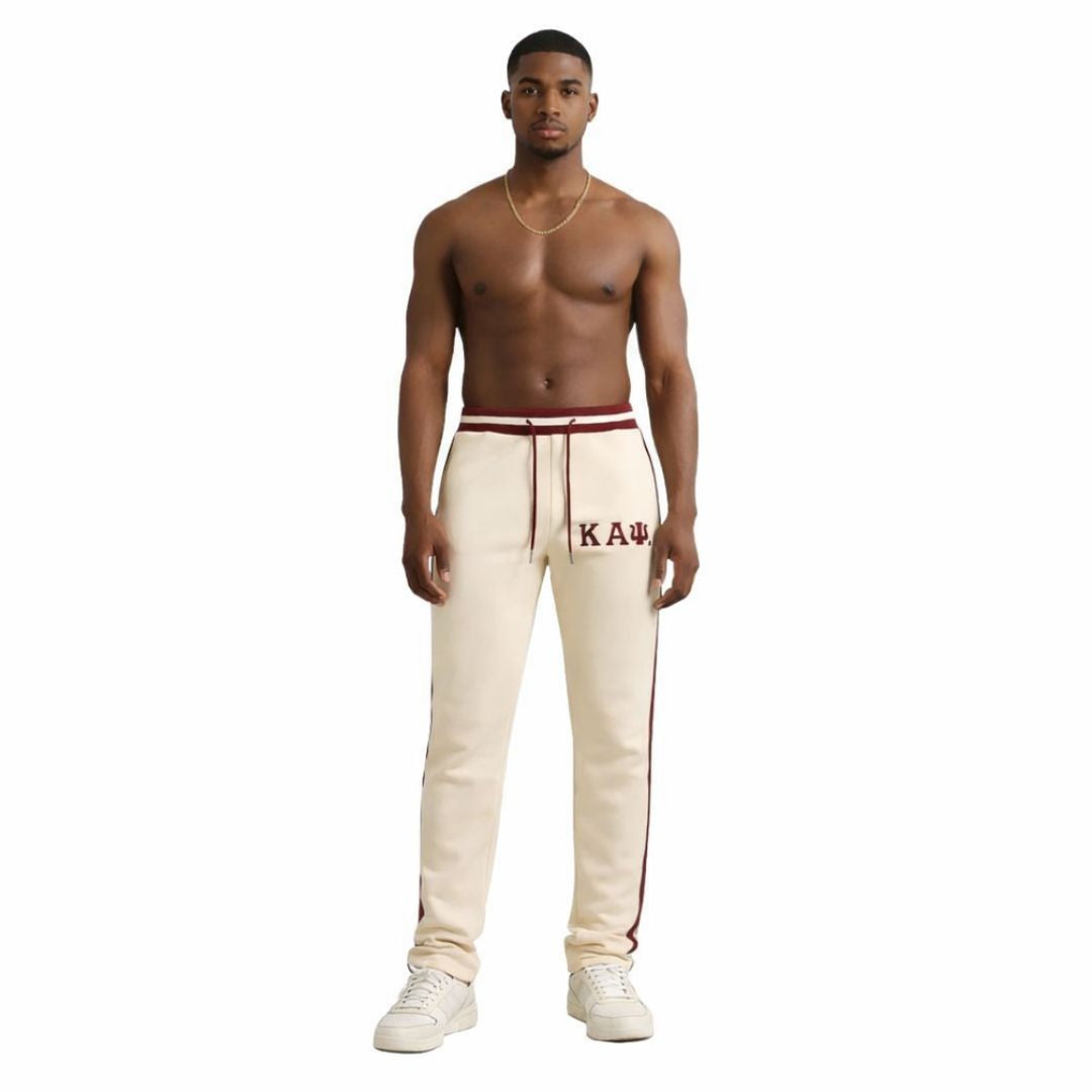 Kappa Cream Air Tech Fleece Warm Up Pants