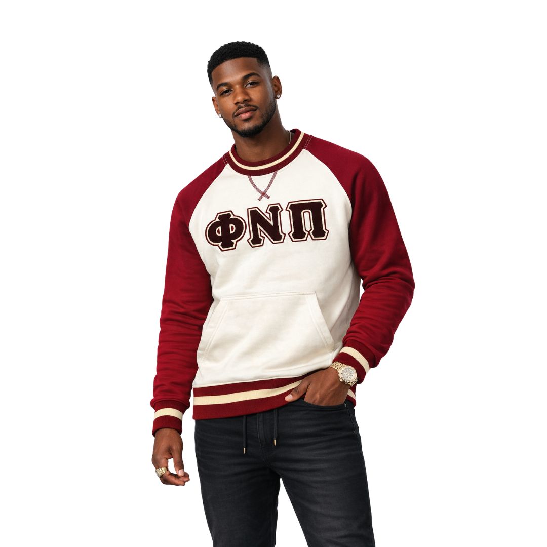Phi Nu Pi Chenille Crewneck